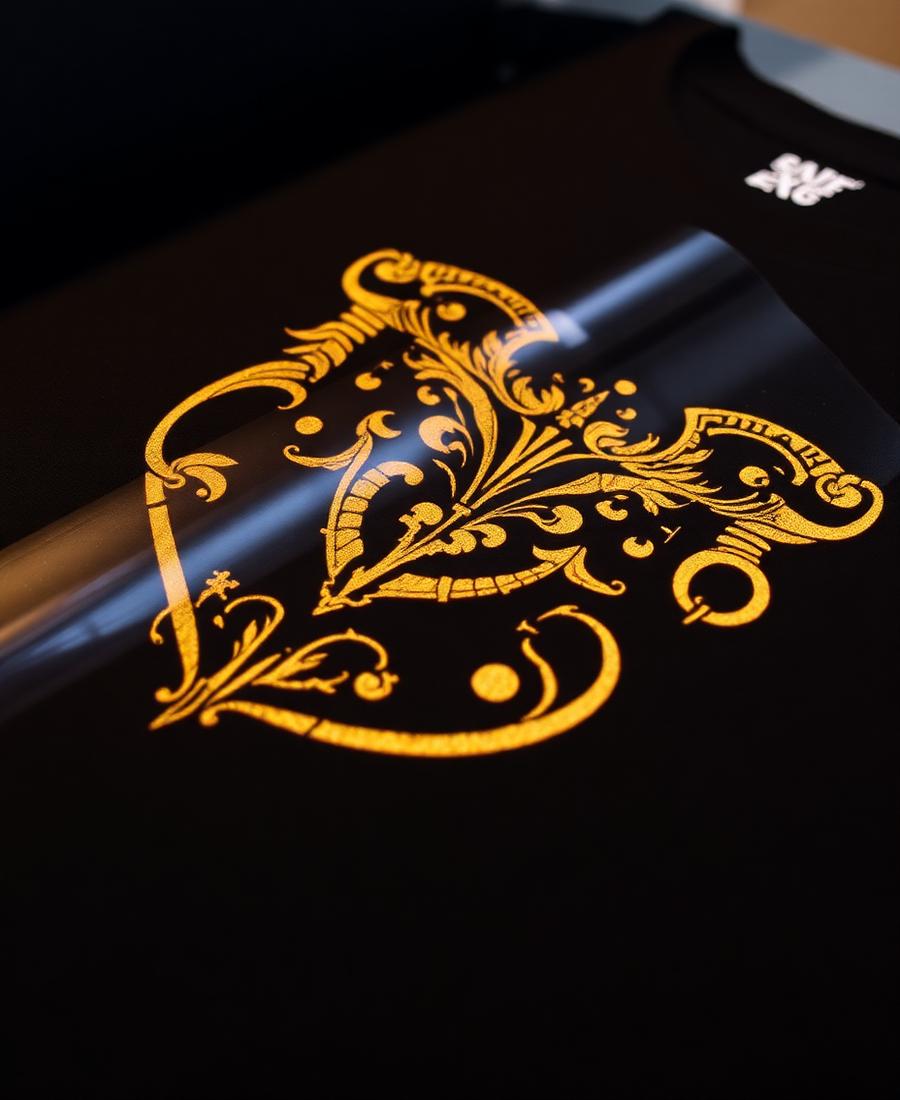 Gold Foil DTF Print